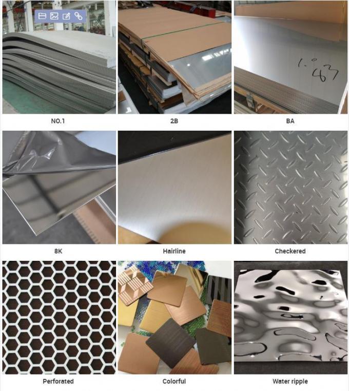 AISI 201 304 feuille et plat d'acier inoxydable de finition du Ba de 904L 316L 430 2b